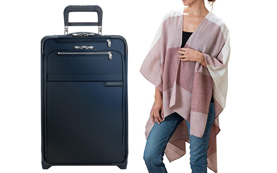 Compression Carry-on Luggage and Cute Travel Wrap