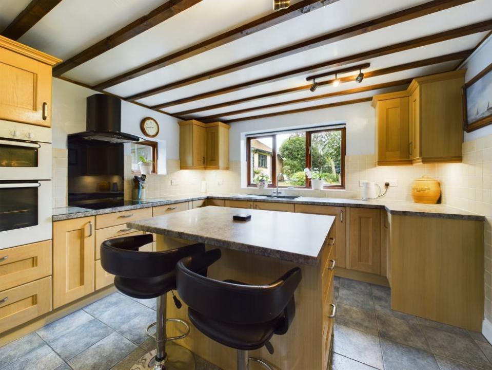 East Anglian Daily Times: The kitchen comes with integrated appliances, such as a double oven and fitted fridge