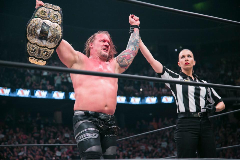 After being a top WWE star for years, Chris Jericho rules in All Elite Wrestling as the reigning champ.