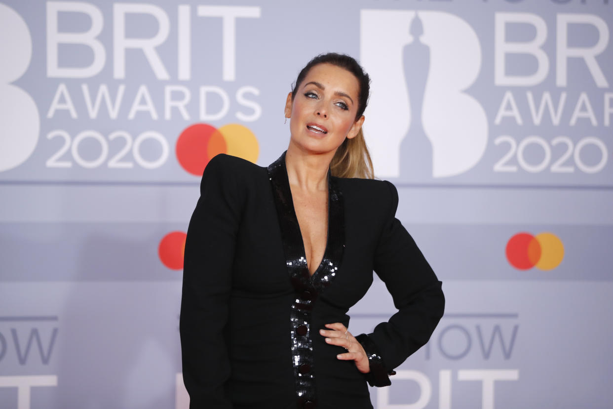 British singer-songwriter Louise Redknapp poses on the red carpet on arrival for the BRIT Awards 2020 in London on February 18, 2020. (Photo by Tolga AKMEN / AFP) / RESTRICTED TO EDITORIAL USE  NO POSTERS  NO MERCHANDISE NO USE IN PUBLICATIONS DEVOTED TO ARTISTS (Photo by TOLGA AKMEN/AFP via Getty Images)