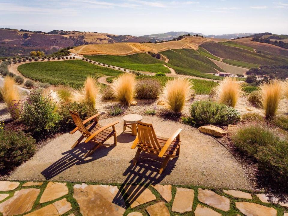 Daou Vineyards and Winery offers spectacular views from the hilltop west of Paso Robles.