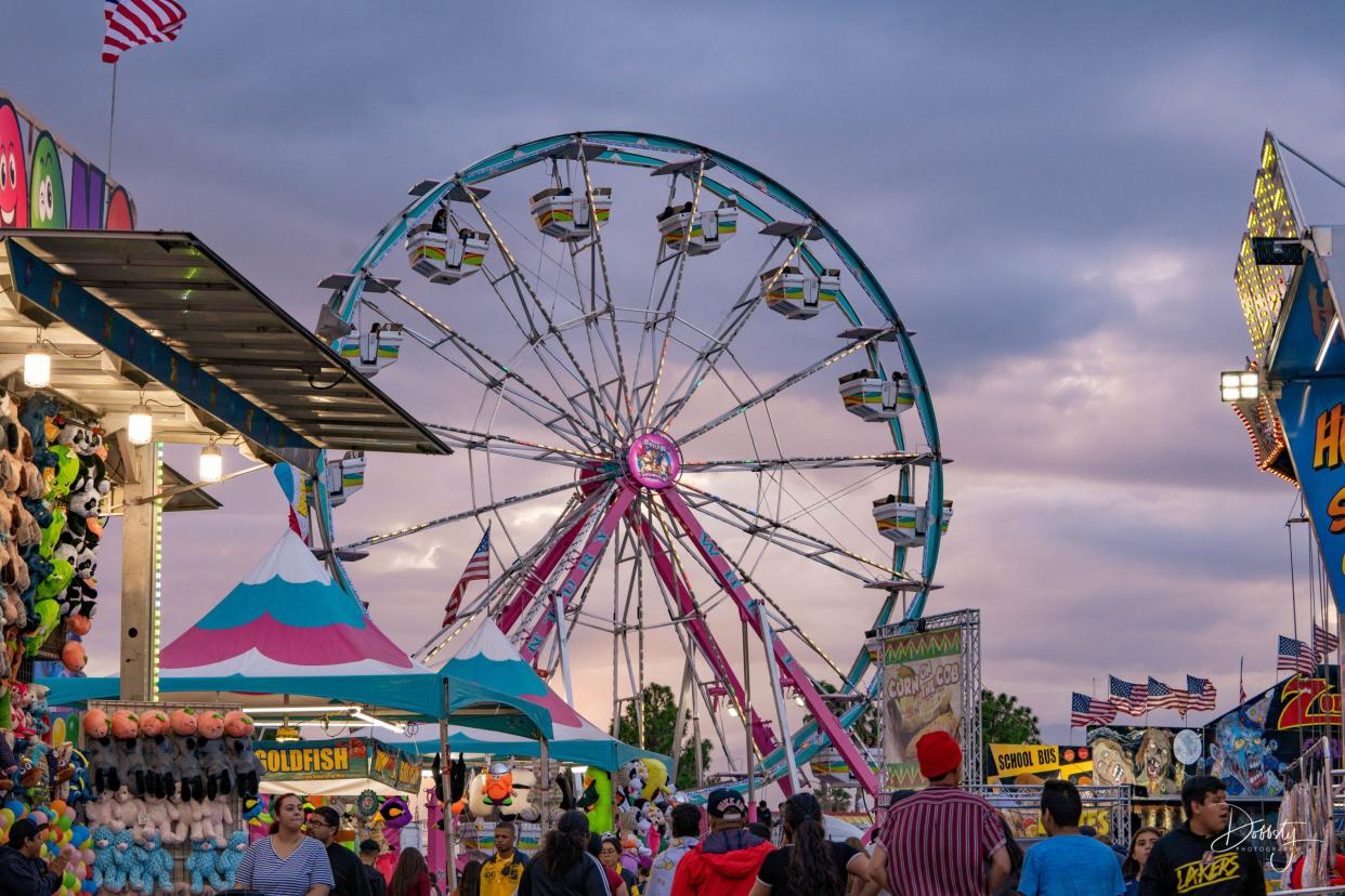 The 105th National Orange Show Fair begins a five-day run on Wednesday. The fair includes attractions, live entertainment, food vendors, fireworks, a rodeo, a speedway race, nearly 30 carnival rides and more.