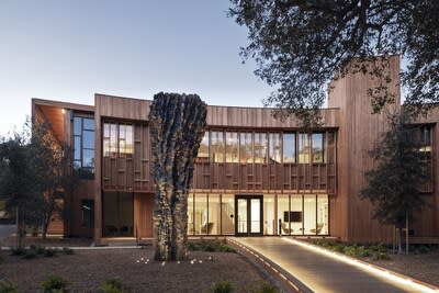 Denning House, home of Knight-Hennessy Scholars on the Stanford University campus.