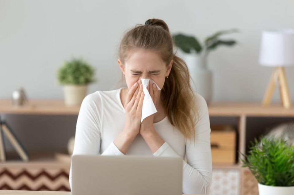 Air conditioning and air purifiers are the best tools to ward off pollen that could aggravate allergy symptoms. Getty Images