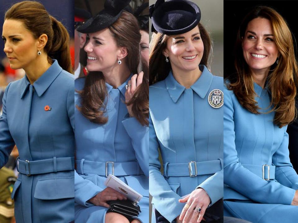 kate middleton blue coat