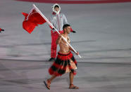 <p><strong>THE GOOD</strong><br>Pita Taufatofua:<br>Tongan flag bearer Pita Taufatofua of Tonga led the team during the Opening Ceremony of the PyeongChang 2018 Winter Olympic Games. This is the second straight Olympic Games that he’s been the flag bearer. He competed in cross-country skiing in PyeongChang. (Getty Images) </p>