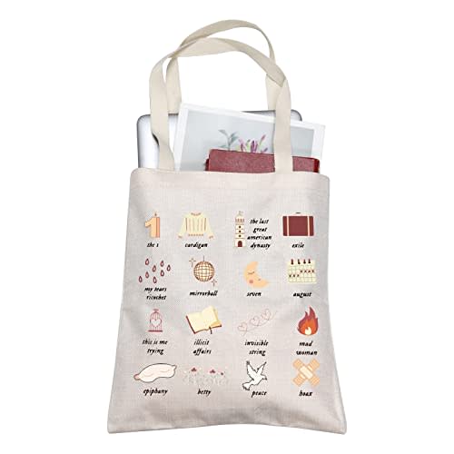 TOBGB Album Inspired Gift Singer Fan Gifts All Album Name Tote Bag Singer Merchandise Music Lover Tote Bag (Peace Tote)