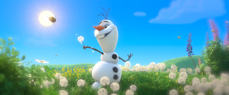 Statt Olaf hätte es in der Ursprungsversion eine Schneemonsterarmee gegeben. (Bild: Disney)
