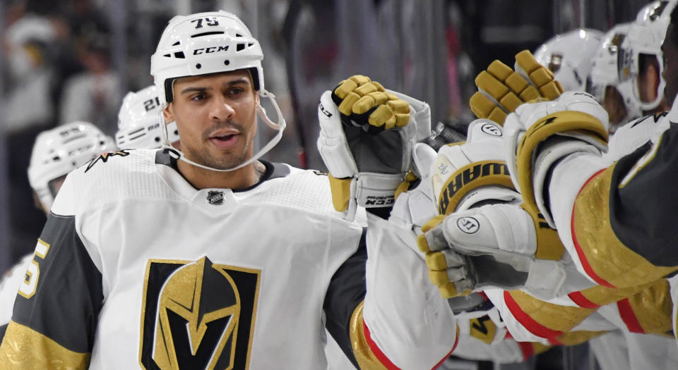 Ryan Reaves of the Vegas Golden Knights has teamed up with a Las  Vegas chapel to provide a very unique opportunity. (Photo by Ethan Miller/Getty Images)