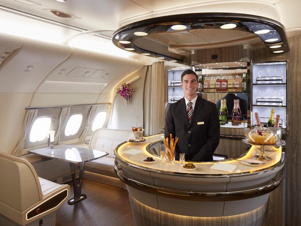 Emirates Airbus A380 new interior