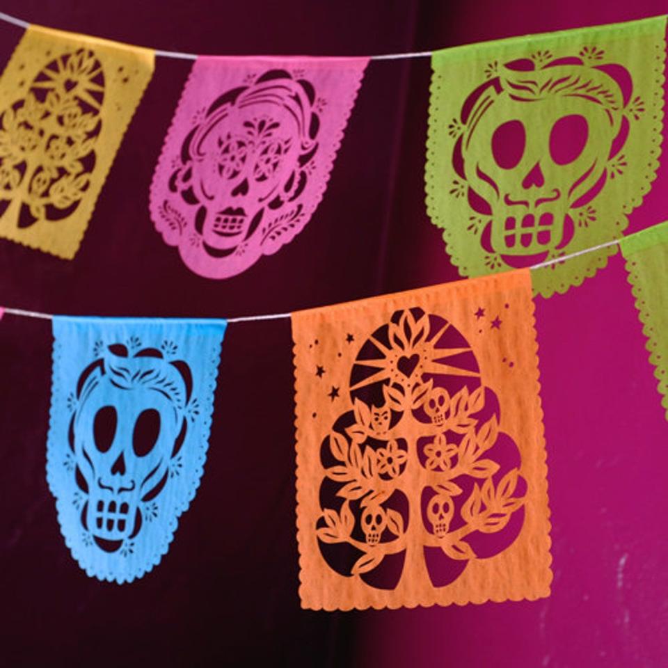 5) Day of the Dead Papel Picado Banners