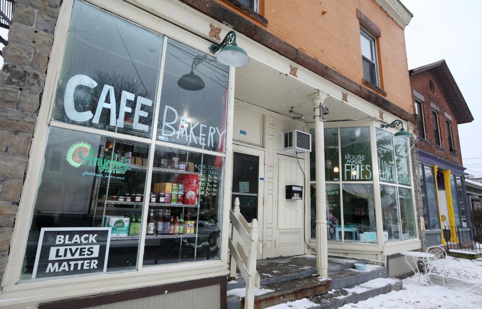 Anyone's Cafe & Bakery, at 133 Gregory St., one of the many new restaurants and dining spots in the Rochester region, Tuesday, Dec. 27, 2022.