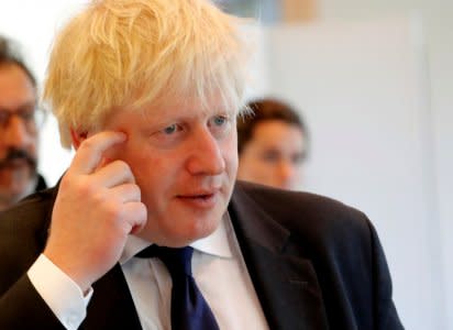 Britain's Foreign Secretary Boris Johnson attends the Human Rights Council at the United Nations in Geneva, Switzerland June 18, 2018. REUTERS/Denis Balibouse