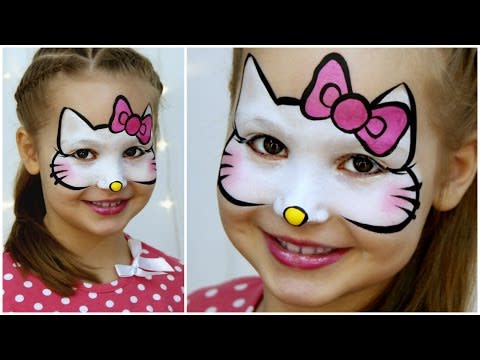 face painting simple cat