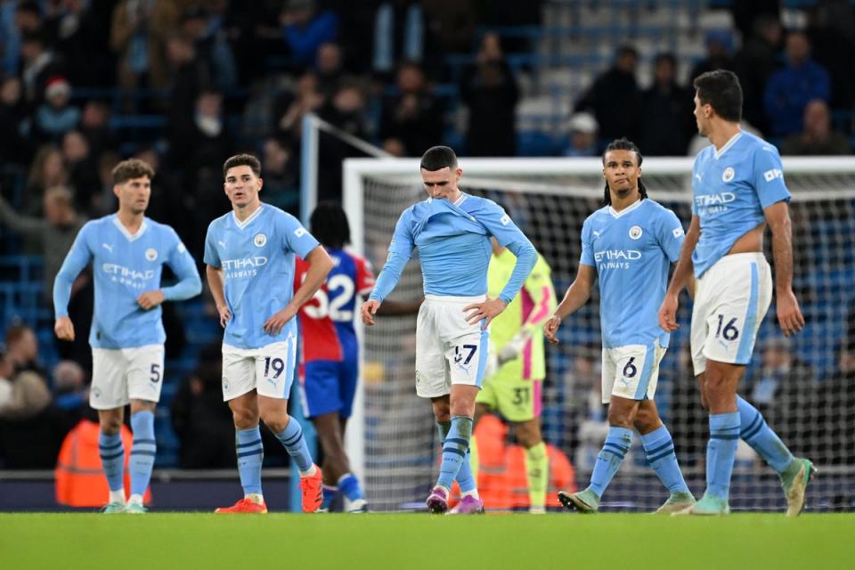 Leaky: Man City are conceding far more goals than last season (Getty Images)