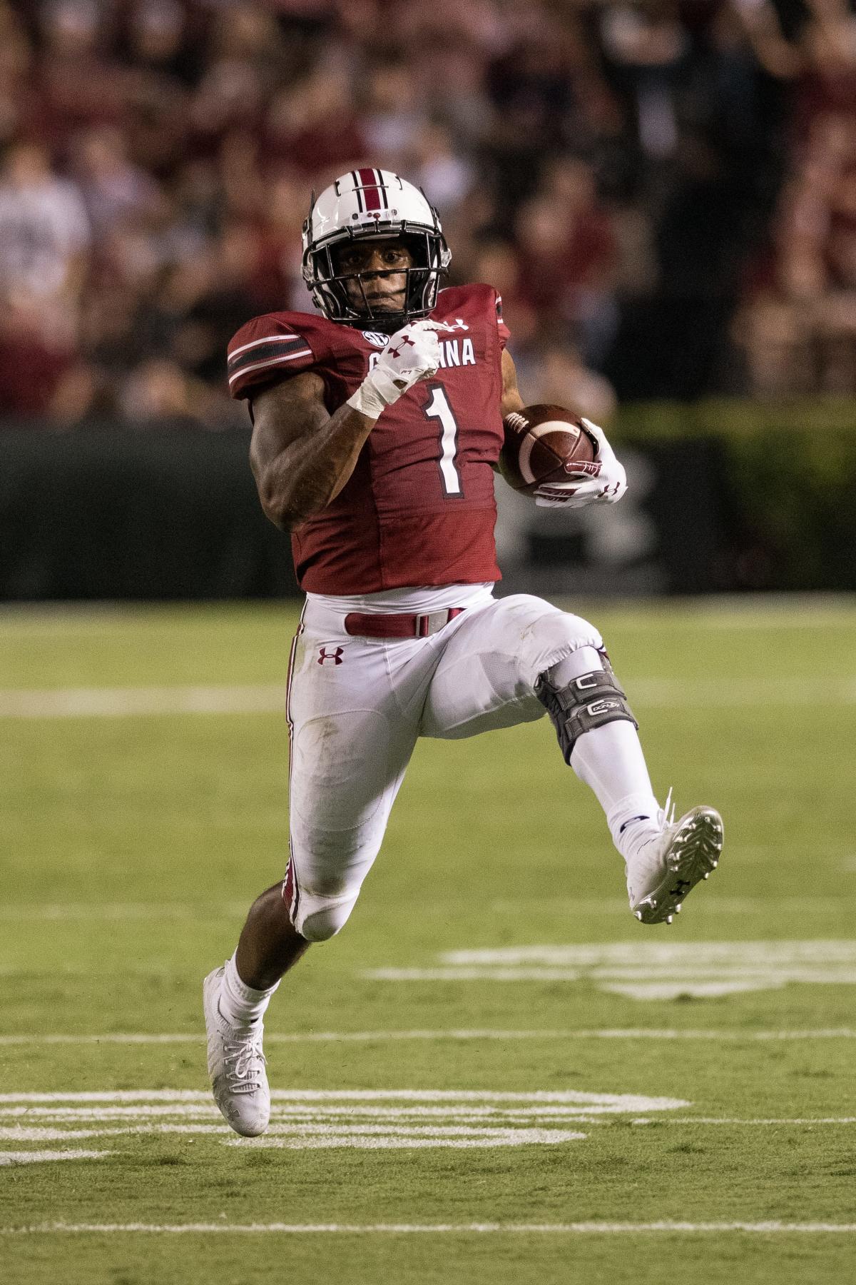 South Carolina football scores first touchdown after fake field goal