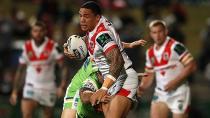Frizell further pushed his Origin claims with 168 metres, 25 tackles and a try against the Raiders.