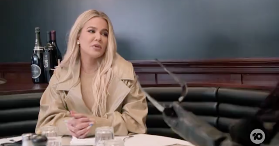 Khloé Kardashian on Gogglebox.