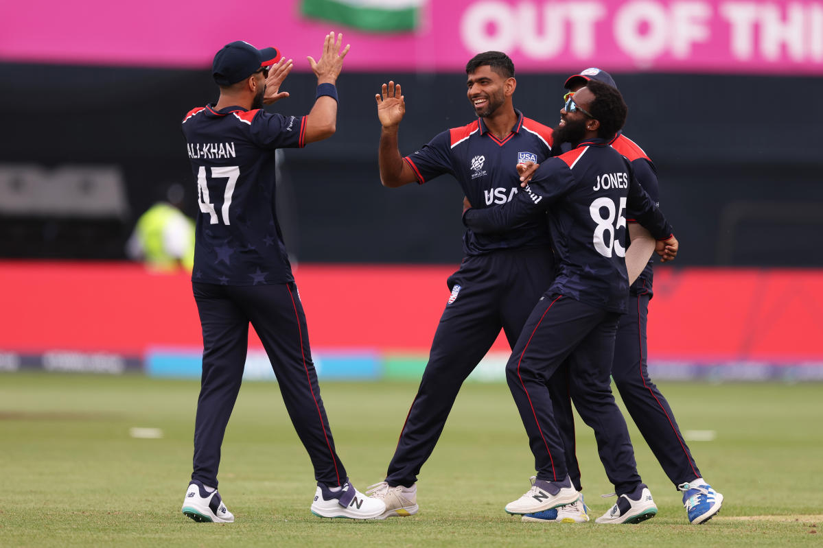 The US falls to India in the T20 Cricket World Cup after a historic win over Pakistan, but moves one step closer to history