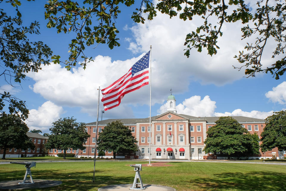 Liam Collins was among a trio of U.S. servicemen found﻿ to have posted on the neo-Nazi Iron March message board. He was previously assigned to Camp Lejeune in Jacksonville, North Carolina. (Photo: Fred Marie/Art in All of Us via Getty Images)