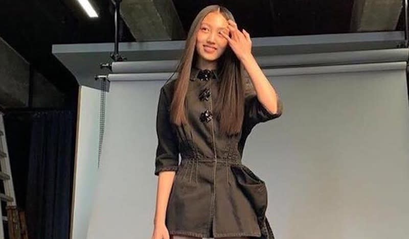 Ella Yam, daughter of Simon Yam, wowed Chinese social media users with her lanky figure after posting behind-the-scenes photos of her shoot with Vogue Taiwan. — Picture courtesy of Instagram/ellayamofficial