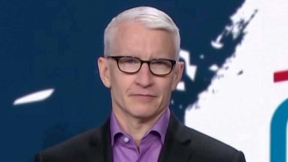 After Anderson Cooper (above) had his say on CNN Thursday, #ObeseTurtle instantly went viral on Twitter as users quickly created memes and photos of President Trump with his head superimposed on the body of a turtle. (Photo by Getty Images/Getty Images for CNN)