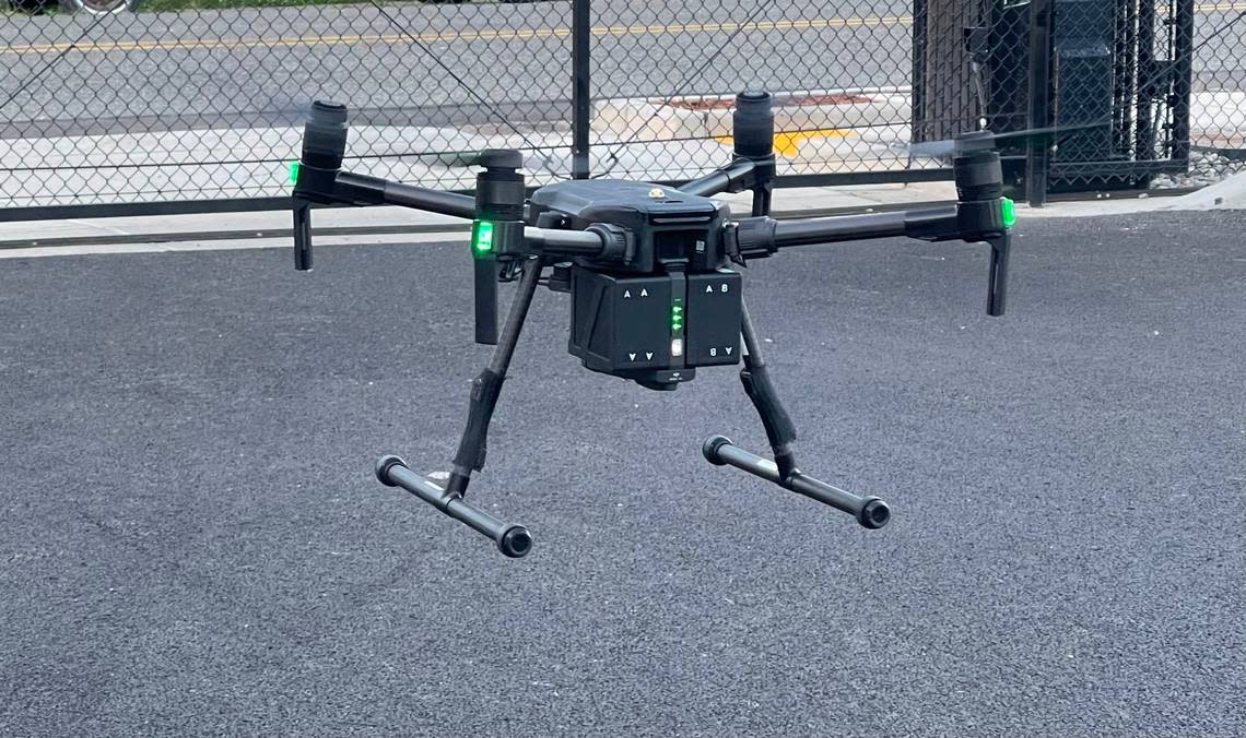 The Orting Police Department uses its drone with a Forward Looking InfraRed Infrared (FLIR) system for search and rescue missions.