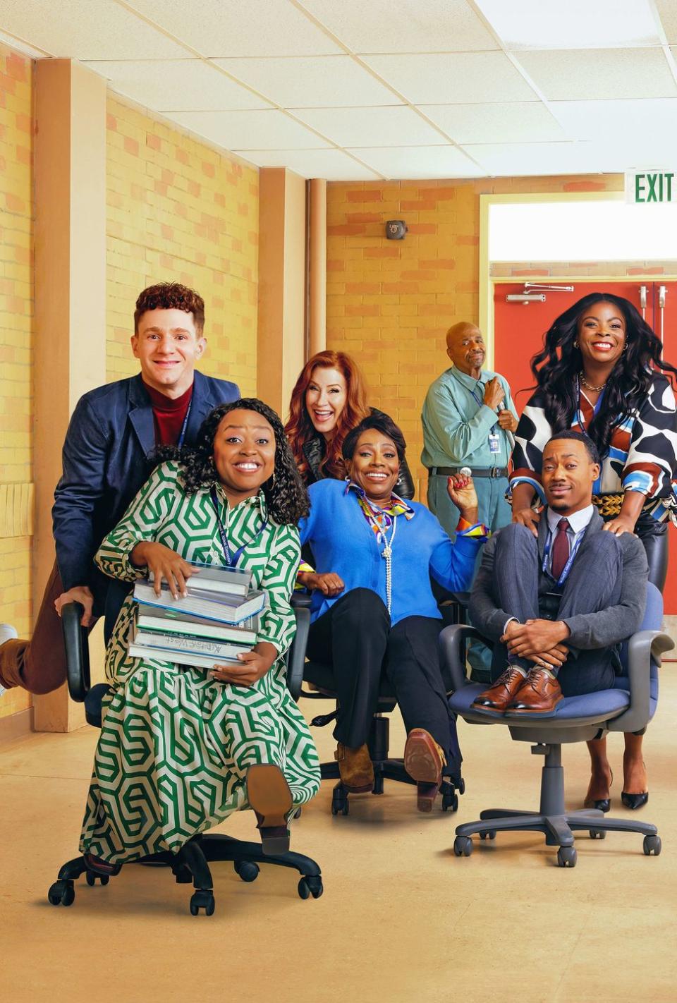 abbott elementary   abc’s “abbott elementary” stars chris perfetti as jacob, quinta brunson as janine, lisa ann walter as melissa, sheryl lee ralph as barbara, william stanford davis as mr johnson, tyler james williams as gregory, and janelle james as ava abcmatt sayleschris perfetti, quinta brunson, lisa ann walter, sheryl lee ralph, william stanford davis, tyler james williams, janelle james