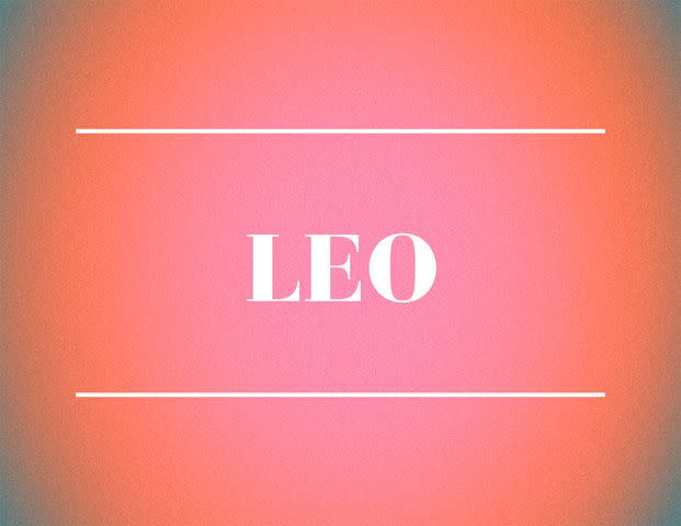 Leo zodiac sign.
