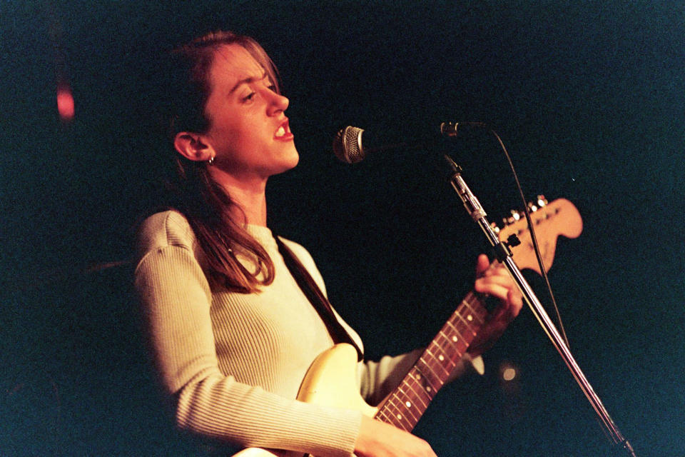 Liz Phair performs at McCabe's Guitar Store in Santa Monica, 1993. (Jeff Kravitz/FilmMagic via Getty Images)