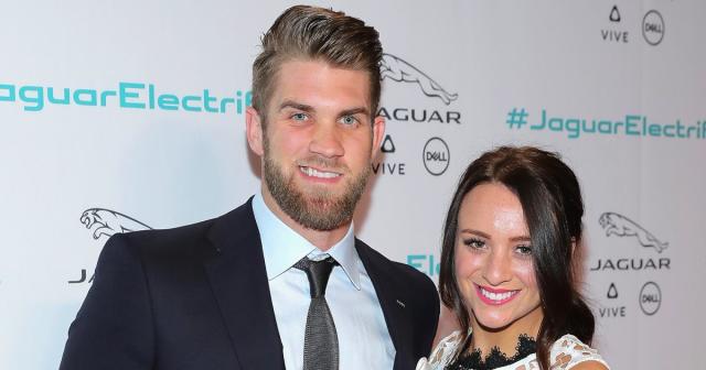 Home Run Philadelphia Phillies Bryce Harper And Wife Kayla Welcome   0934fbe68821d4cf4b839aca72261d5b