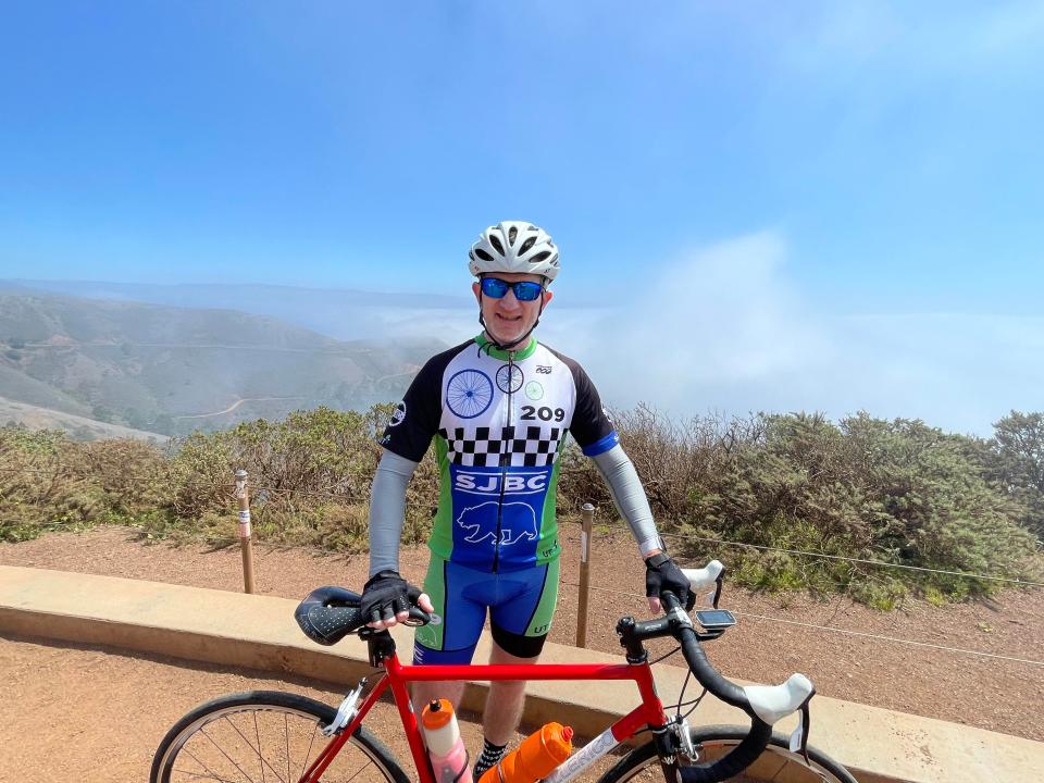 matt with his bike