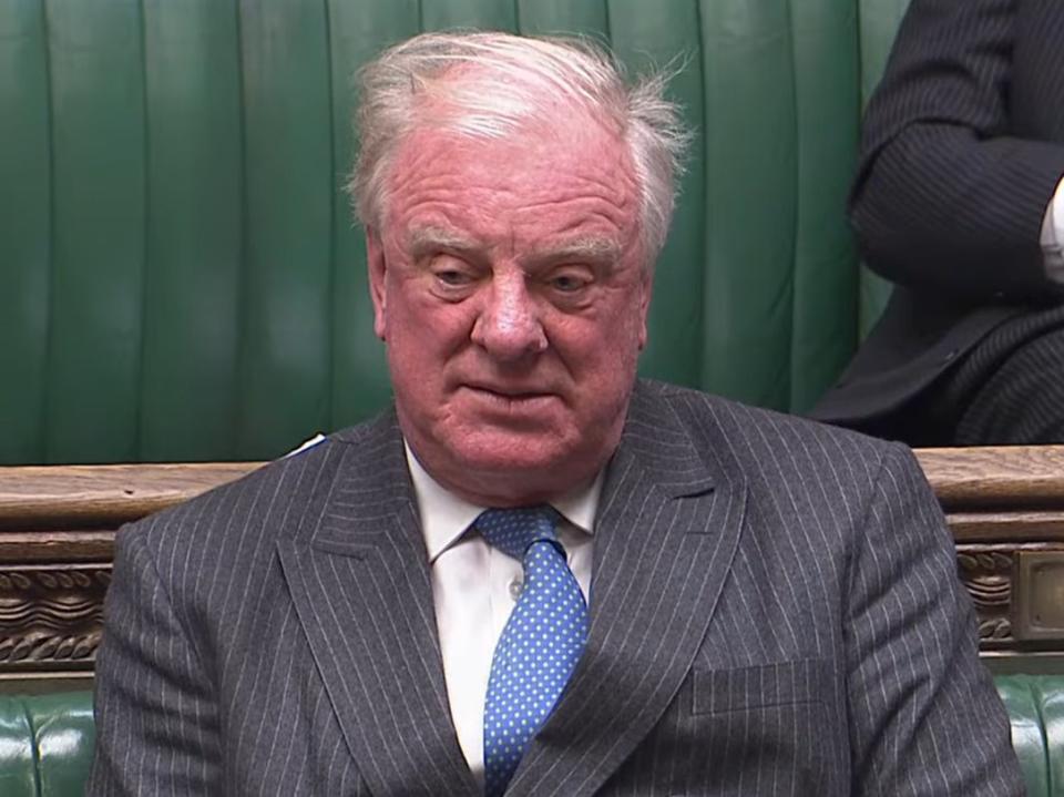 Conservative former minister Sir Edward Leigh suggested his party should make leaving the European Convention on Human Rights a manifesto pledge at the next election to satisfy calls from the Tory right (YouTube / Sky News)