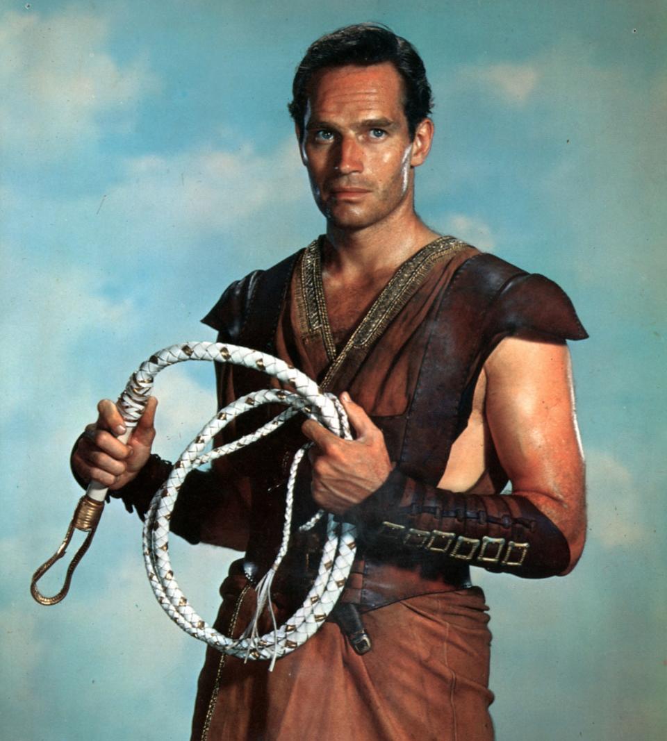 Charlton Heston as Judah Ben-Hur in "Ben-Hur