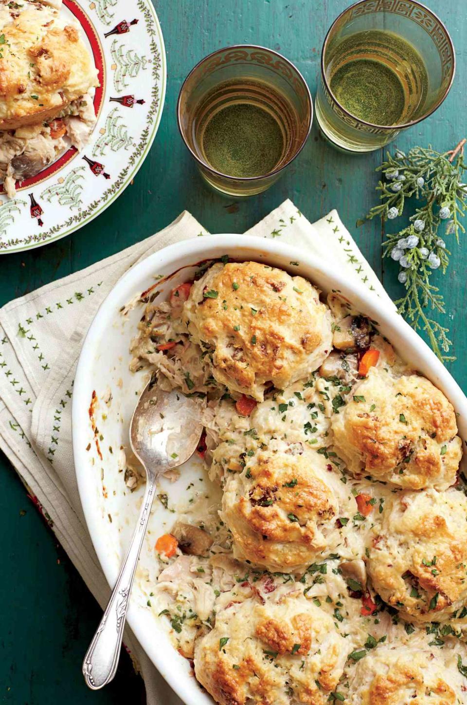 Chicken-and-Biscuit Cobbler