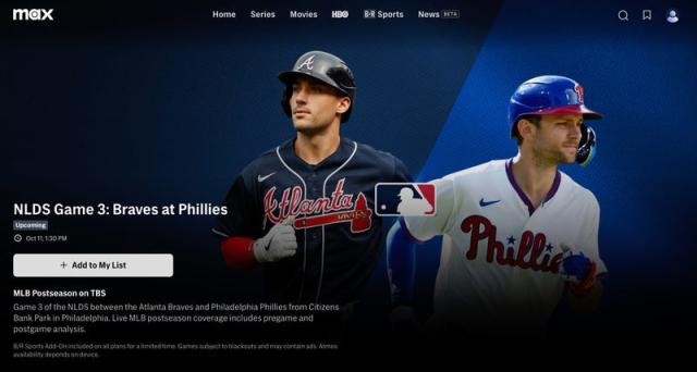 Max Launches New Live Sports Streaming Tier