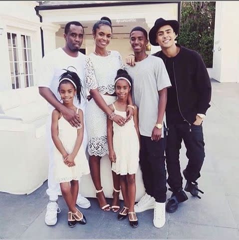 <p>Jessie and D'Lila Combs Instagram</p> Sean "Diddy" Combs and Kim Porter with their kids, King, Quincy, Jessie and D'Lila.