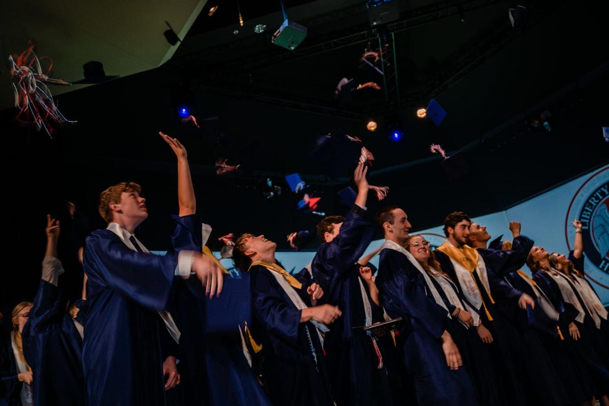 Scenes from Liberty Common High School's graduation ceremony Friday, May 26, 2023, at Timberline Church in Fort Collins, Colo.