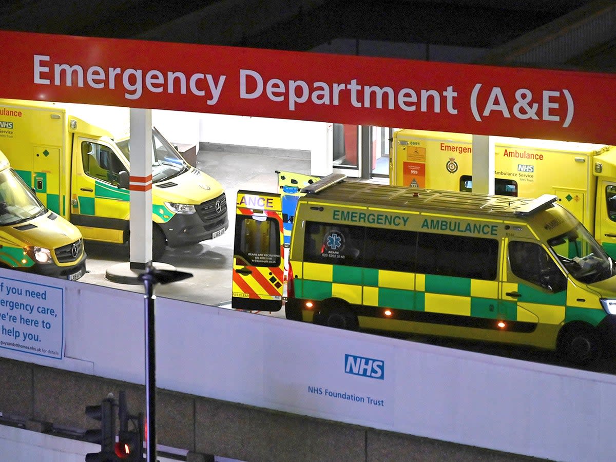 Some mental health patients are waiting ‘days’ and even ‘weeks’ in A&E, a consultant psychiatrist warned  (AFP/Getty)