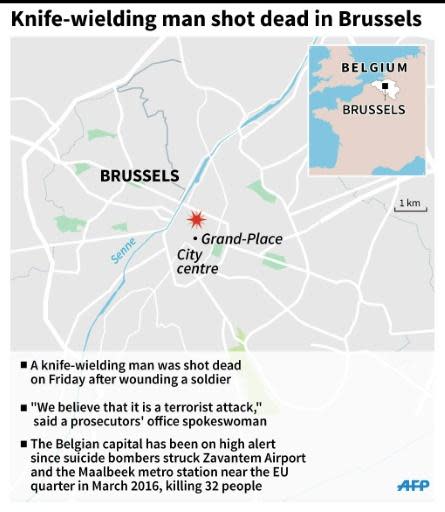 Police probing knife attacks in Brussels and London