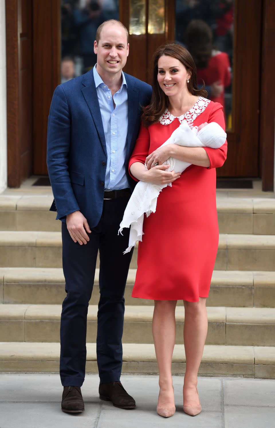 Kate and Wills have debuted their new son to the world. Photo: Getty