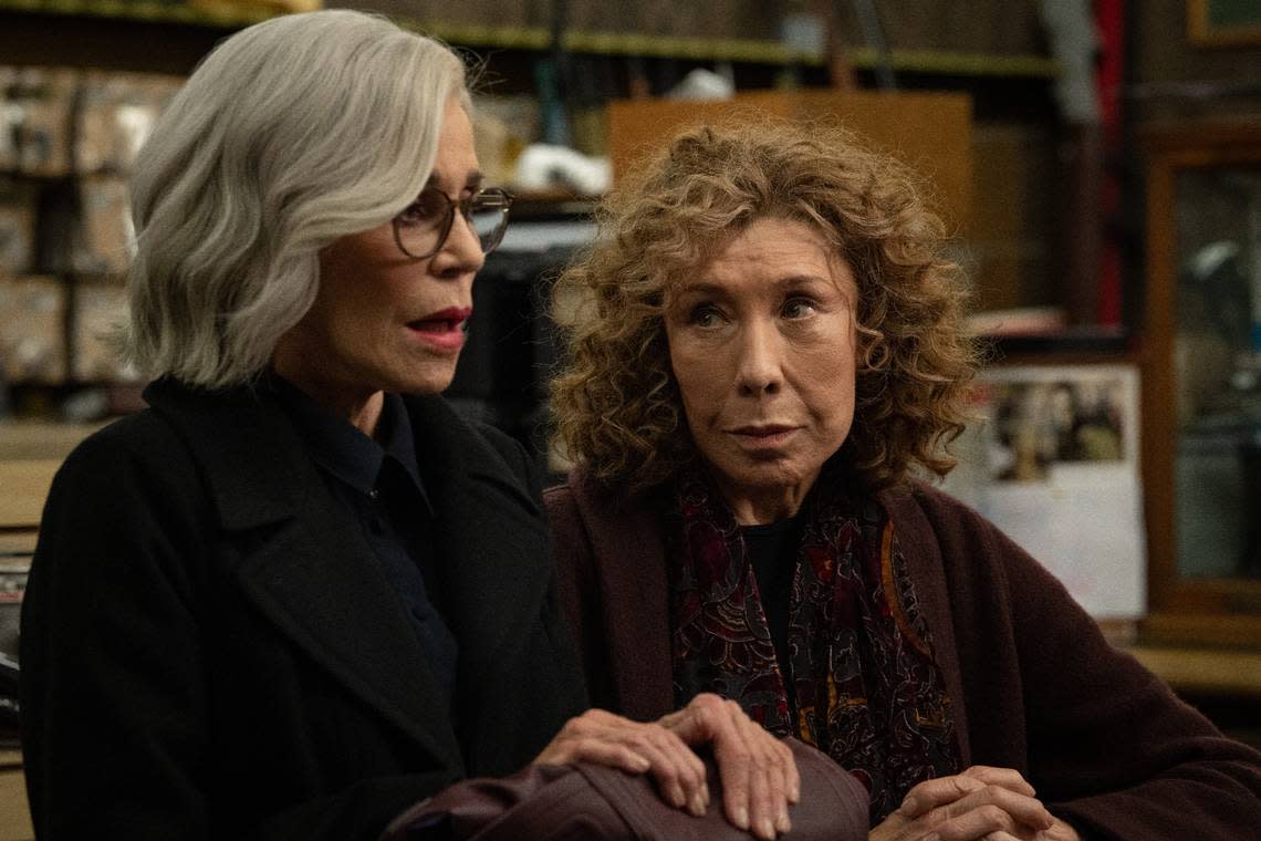 Jane Fonda and Lily Tomlin star in ‘Moving On.’