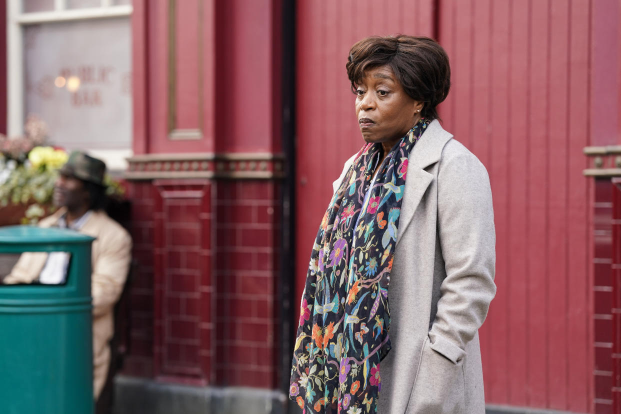  Yolande reports Pastor Clayton in EastEnders . 