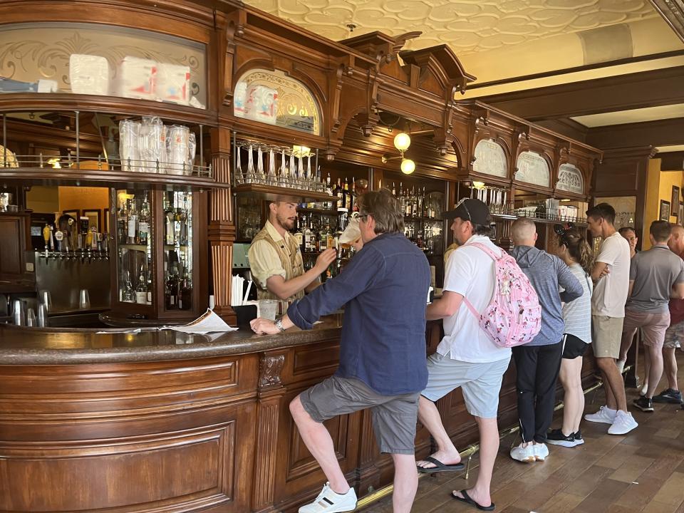 Bar at Rose & Crown.