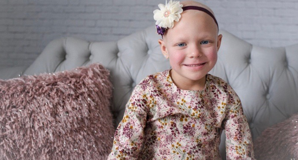 Arden MacPhee, now 6 years old, has battled cancer twice. (Photo courtesy of Tray Sullivan)