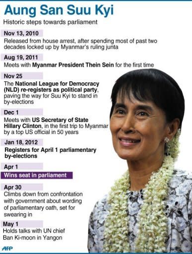 Profile of Myanmar's pro-democracy leader Aung San Suu Kyi, who held talks with UN chief Ban Ki-moon