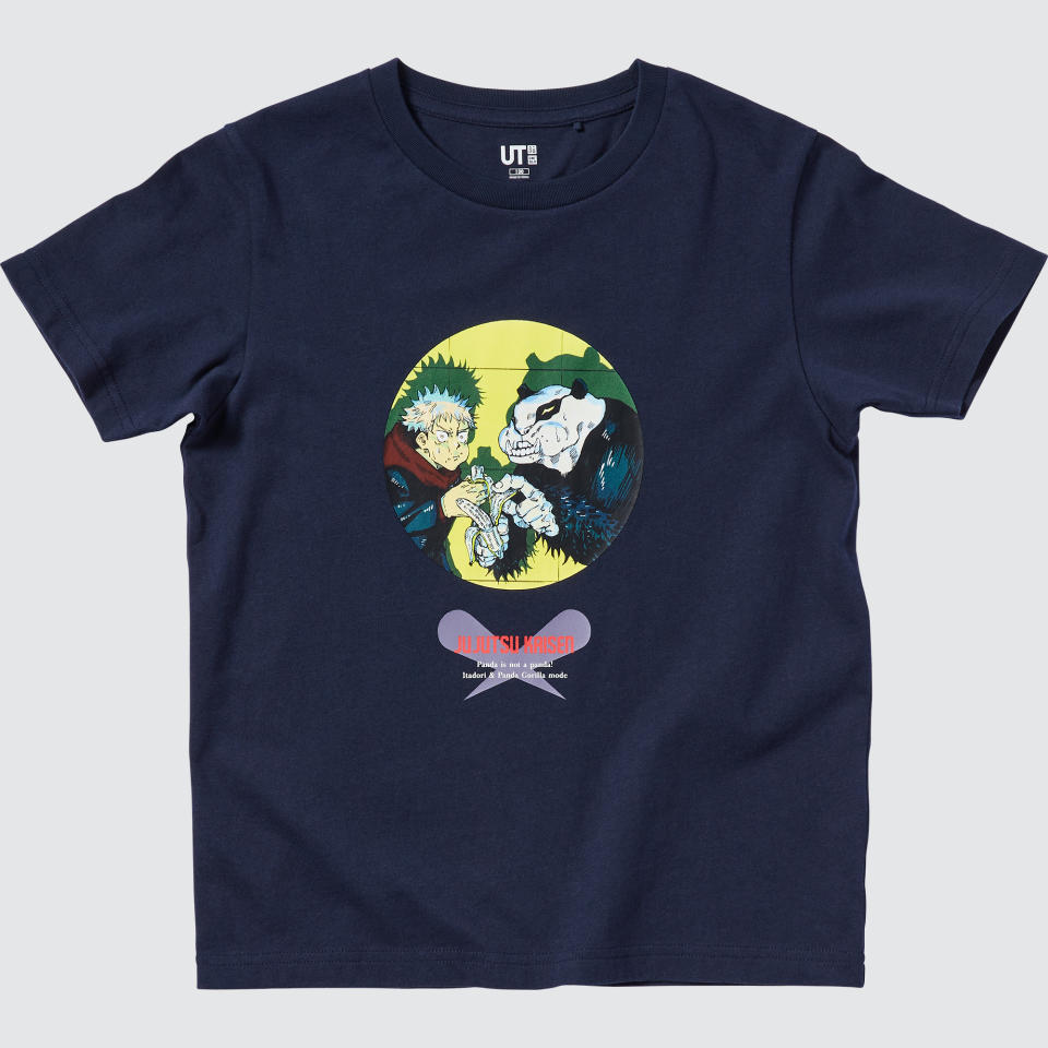 Uniqlo's Jujutsu Kaisen T-shirt collection.
