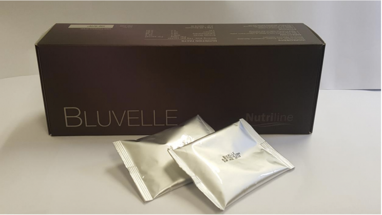 A photo of the weight loss product Nutriline Bluvelle. (Photo: HSA)