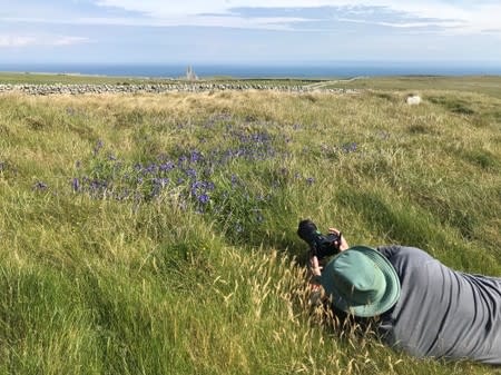Reuters photographer Phil Noble shoot pictures on Lundy Island