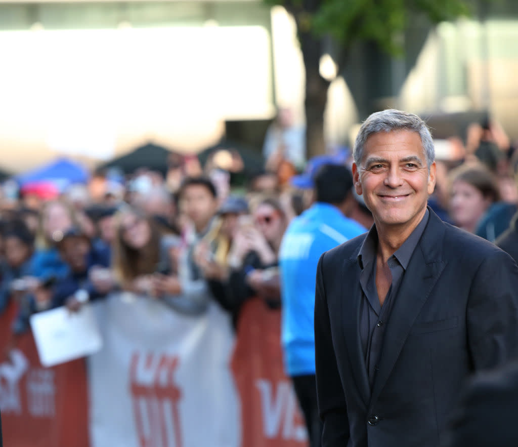 George Clooney's 2020 has been full of family and working at home. (Photo: Walter McBride/FilmMagic) 